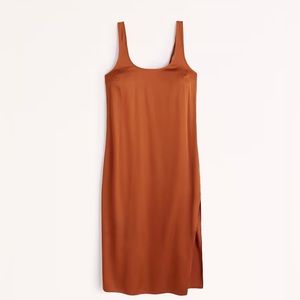 Abercrombie Satin Midi Dress